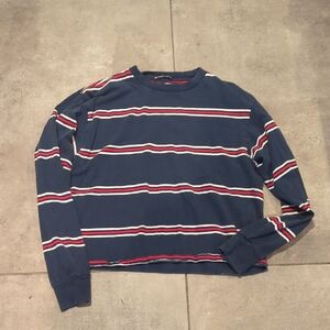 Brandy Melville Blue Striped Tshirt